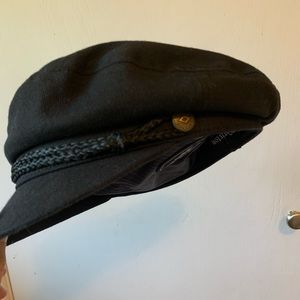 Brixton fiddler cap black